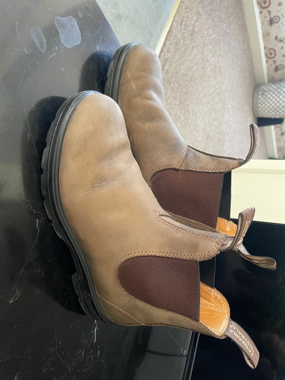 BLUNDSTONE UNISEX CLASSICS CHELSEA BOOTS - Brown - Picture 7 of 9